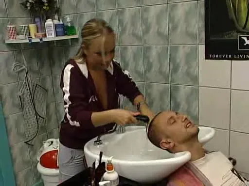 Horny hairdresser