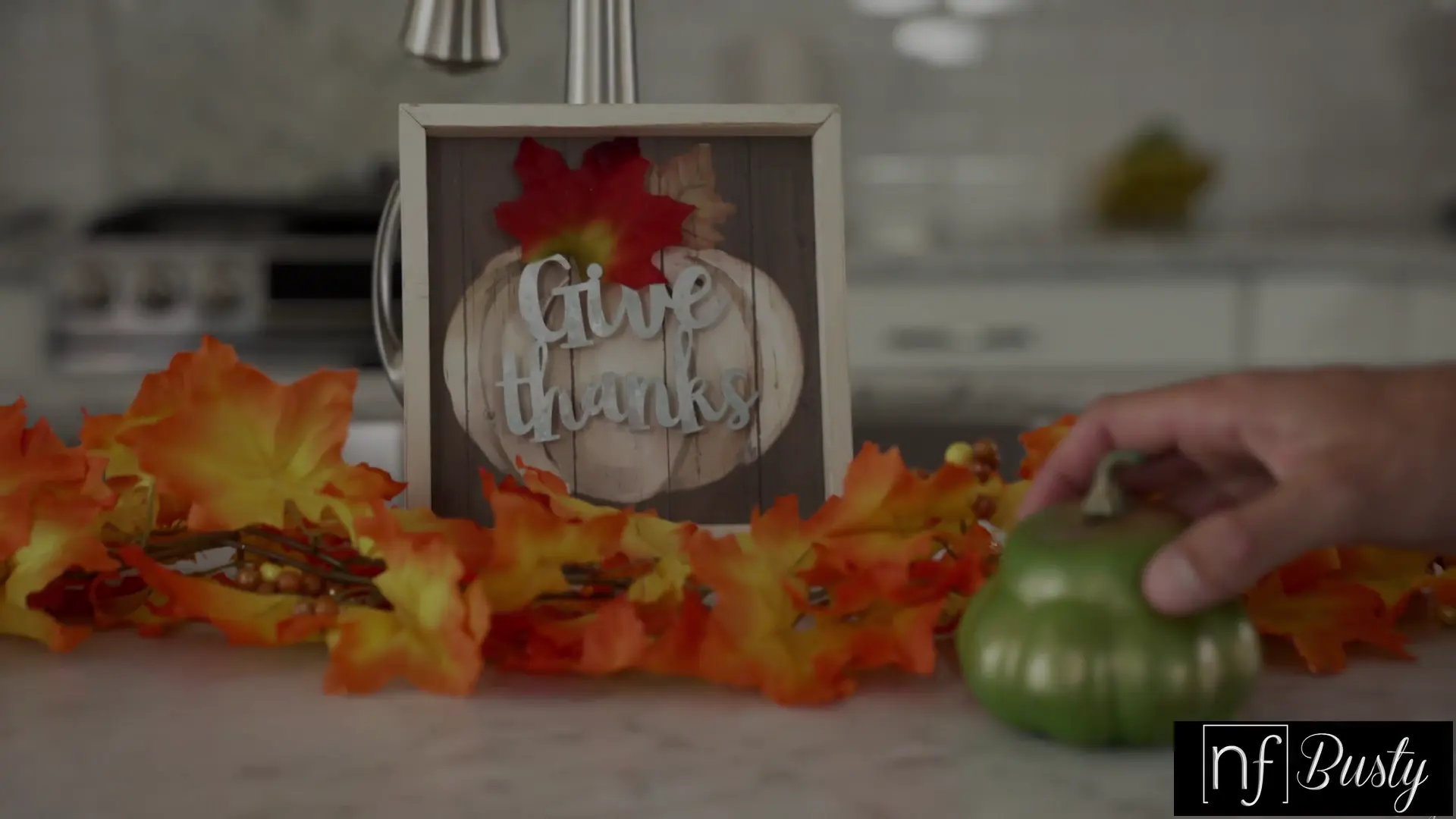 Busty Blonde Babe Kayley Gunner Craves Stuffing before Thanksgiving Feast thumbnail