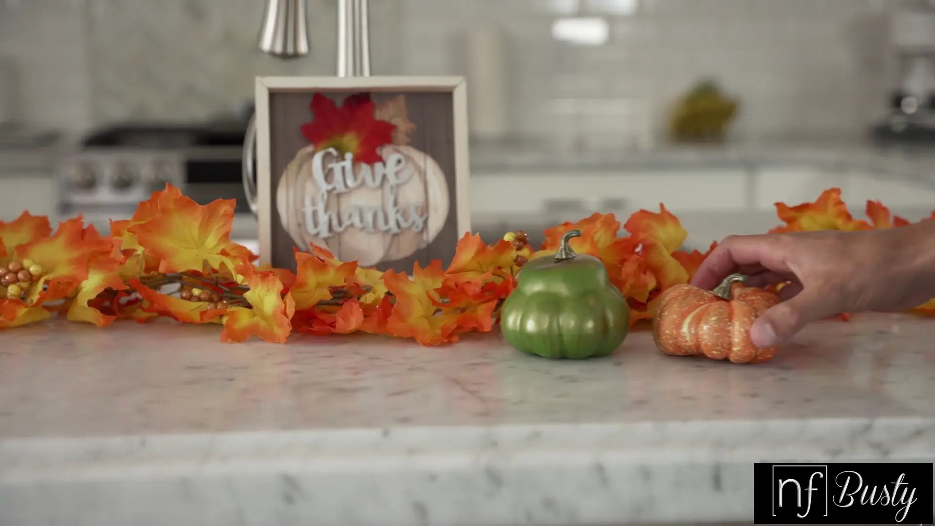 Busty Blonde Babe Kayley Gunner Craves Stuffing before Thanksgiving Feast thumbnail