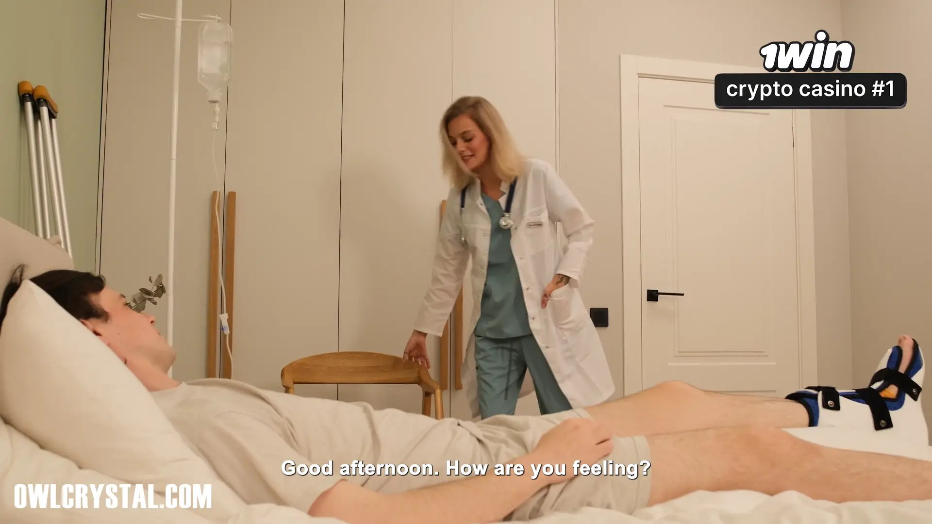 Horny Nurse Lets Patient Cum Inside Her Tight Pussy thumbnail