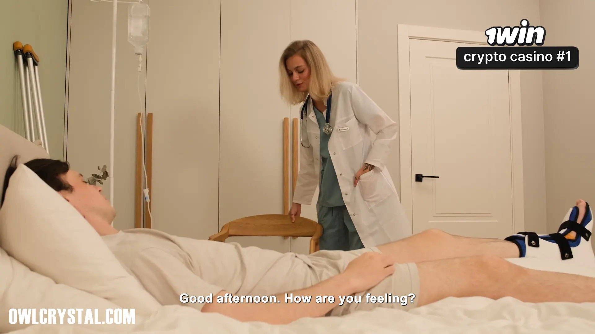 Horny Nurse Lets Patient Cum Inside Her Tight Pussy thumbnail