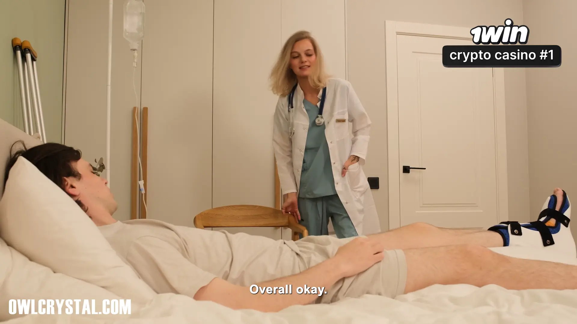 Horny Nurse Lets Patient Cum Inside Her Tight Pussy thumbnail