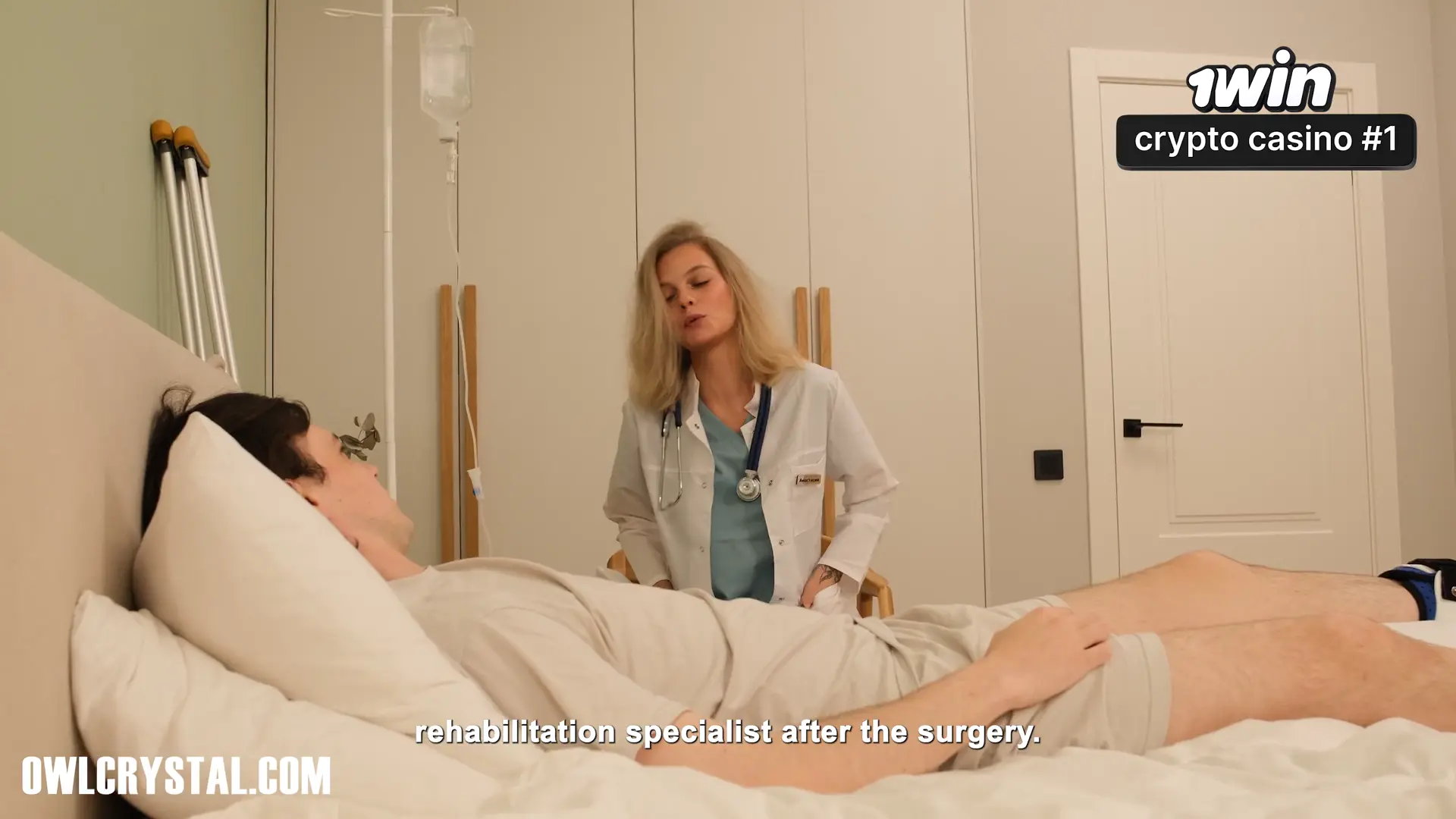 Horny Nurse Lets Patient Cum Inside Her Tight Pussy thumbnail