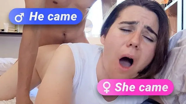 Amateur Spanish Couple Make Their First Porn Video | They both Came