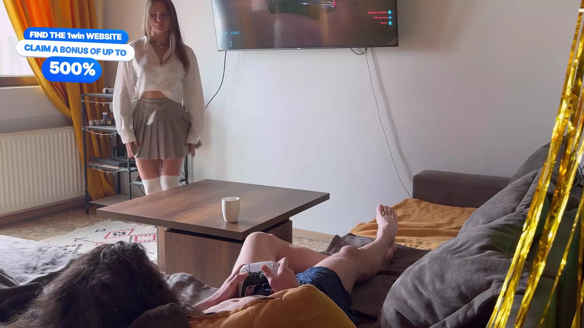 Wife’s Distracted Me from Cyberpunk so I Fucked Her Ass Hard. Massive Cumshot thumbnail