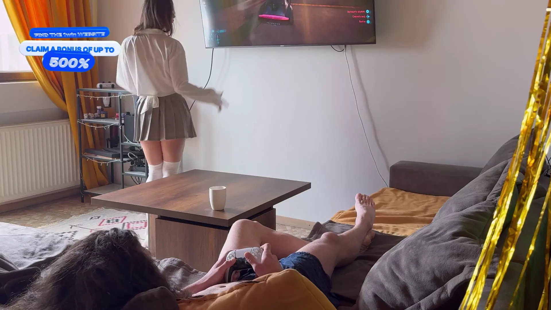 Wife’s Distracted Me from Cyberpunk so I Fucked Her Ass Hard. Massive Cumshot thumbnail