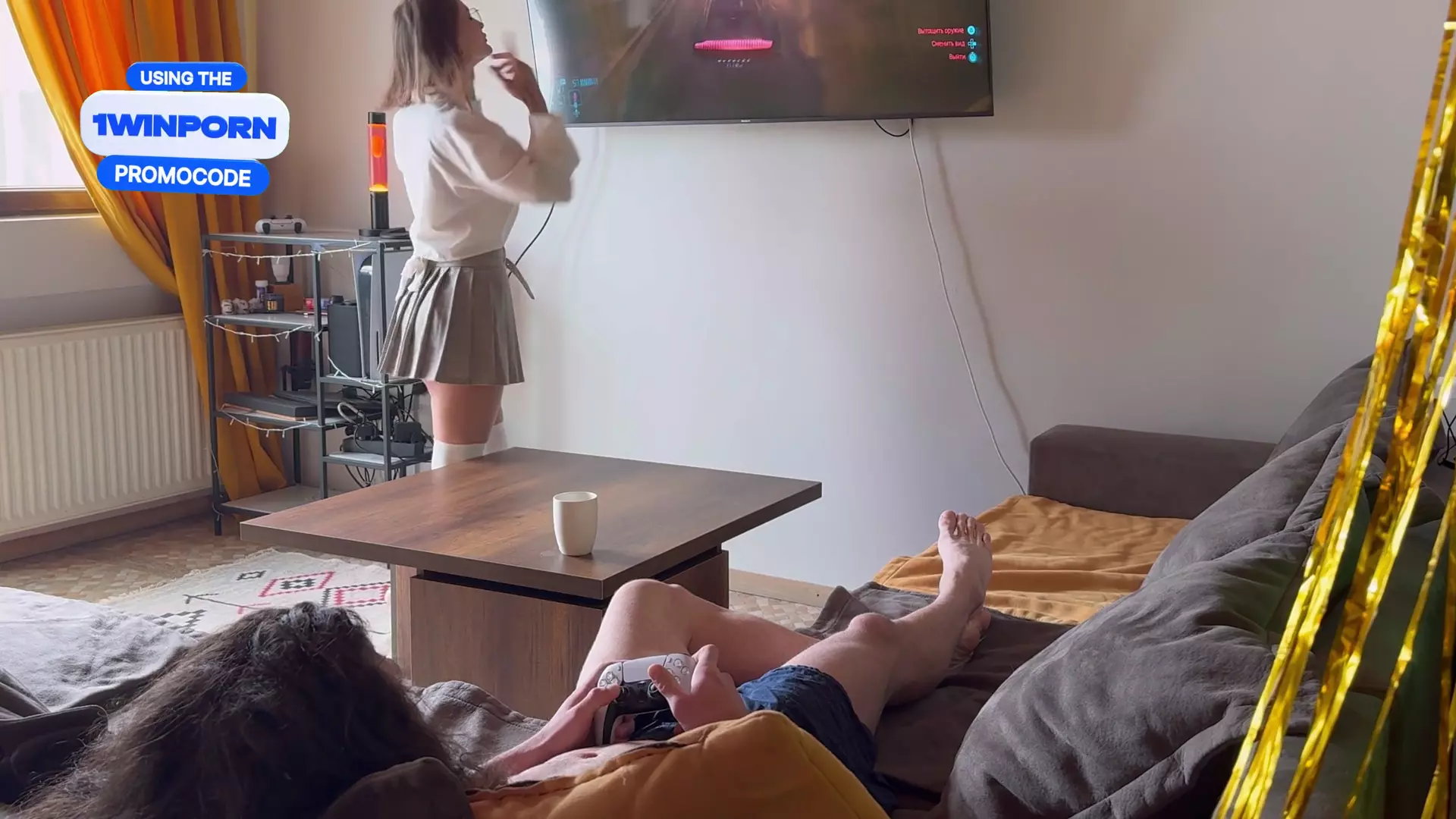 Wife’s Distracted Me from Cyberpunk so I Fucked Her Ass Hard. Massive Cumshot thumbnail