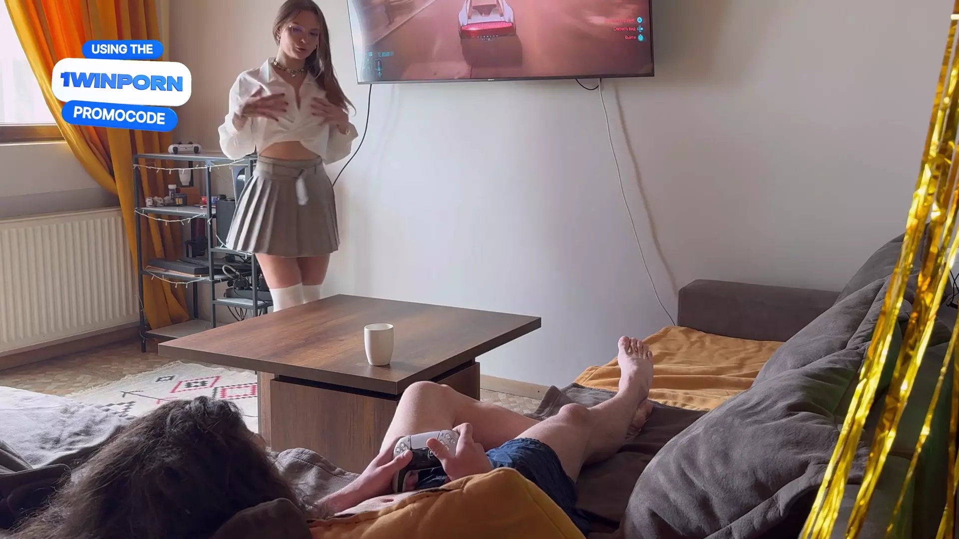 Wife’s Distracted Me from Cyberpunk so I Fucked Her Ass Hard. Massive Cumshot thumbnail