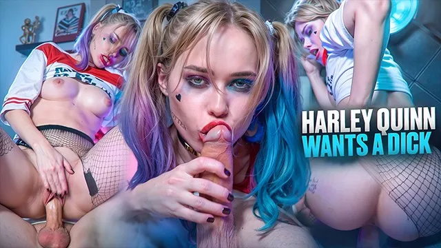 Harley Quinn Made a Debtor Her Toy and got a Big Dick and a Creampie