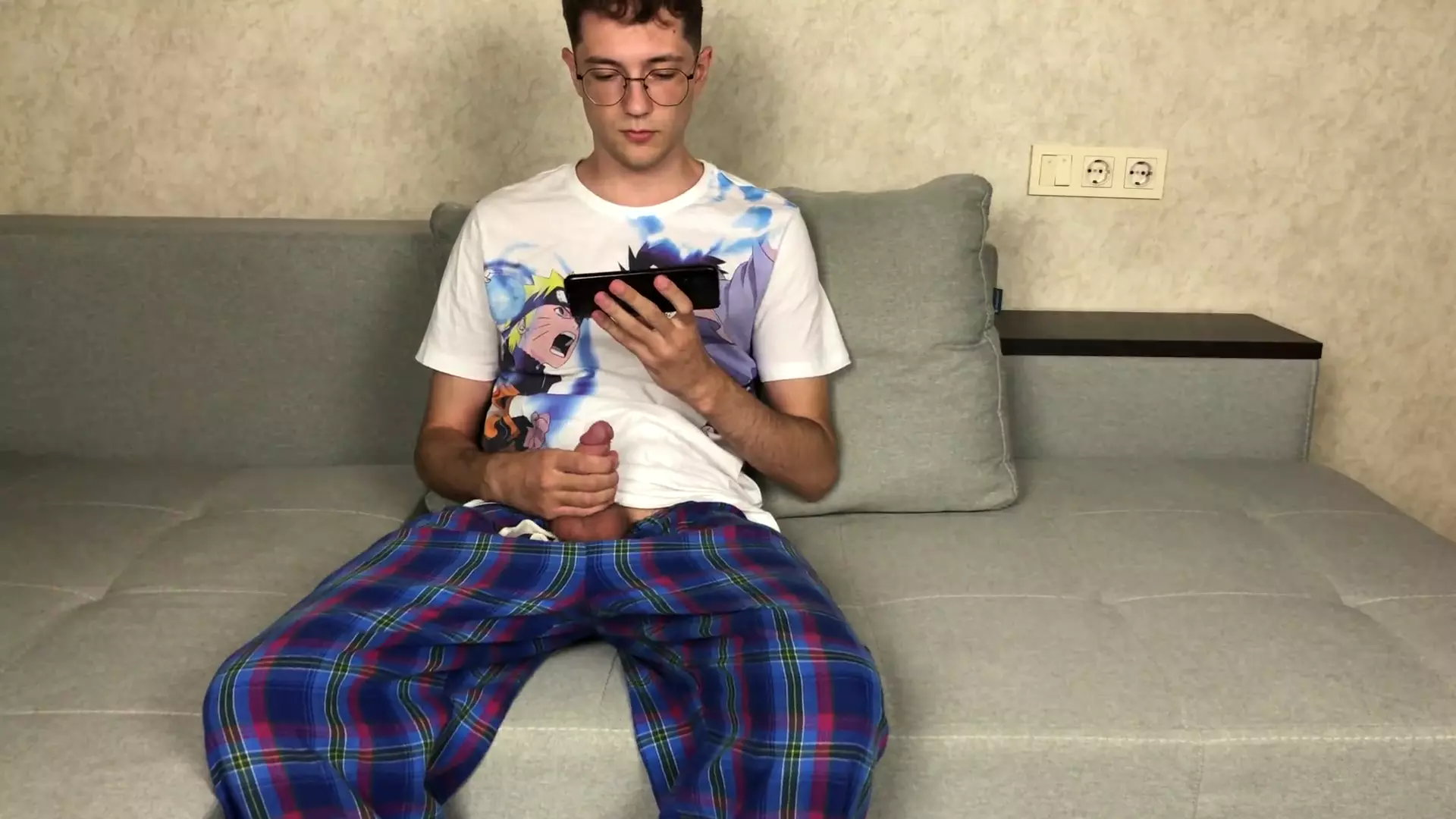 Step Sister Caught Step Brother Jerk off and get Orgasm from His Fingers befo... thumbnail
