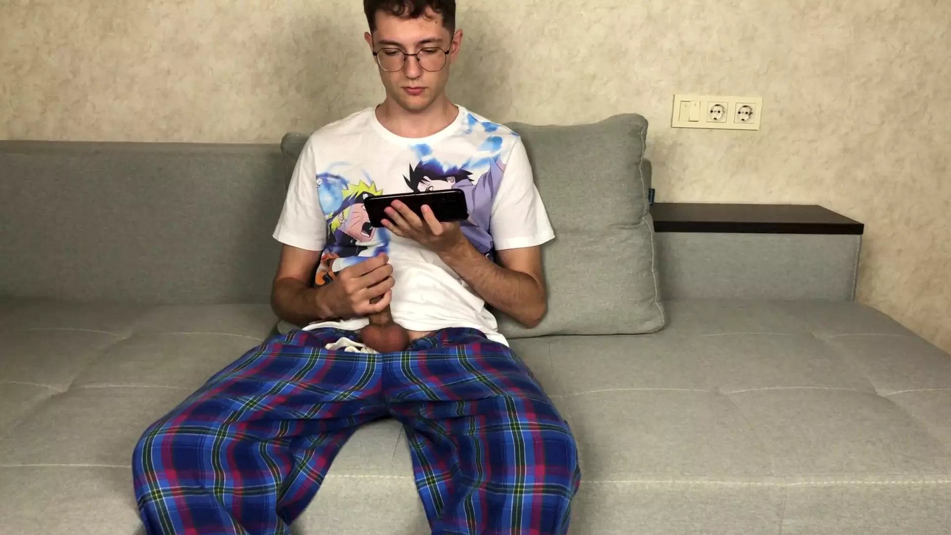 Step Sister Caught Step Brother Jerk off and get Orgasm from His Fingers befo... thumbnail