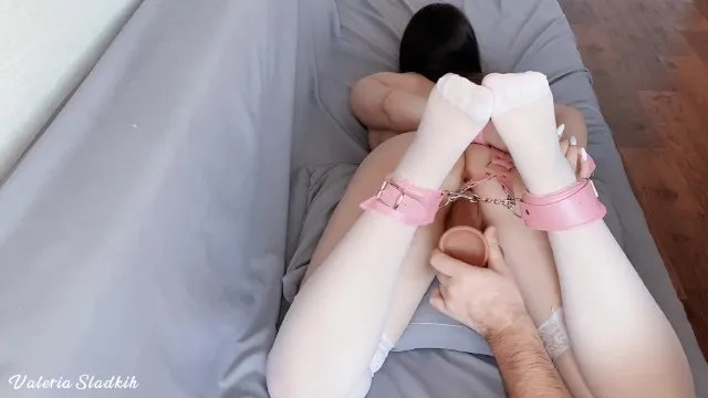 He Handcuffed Me and Made Me Cum. Pulsating Orgasm