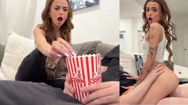 Petite Horny Step Sis Nikki Nicole Tricked into Creampie Fucking