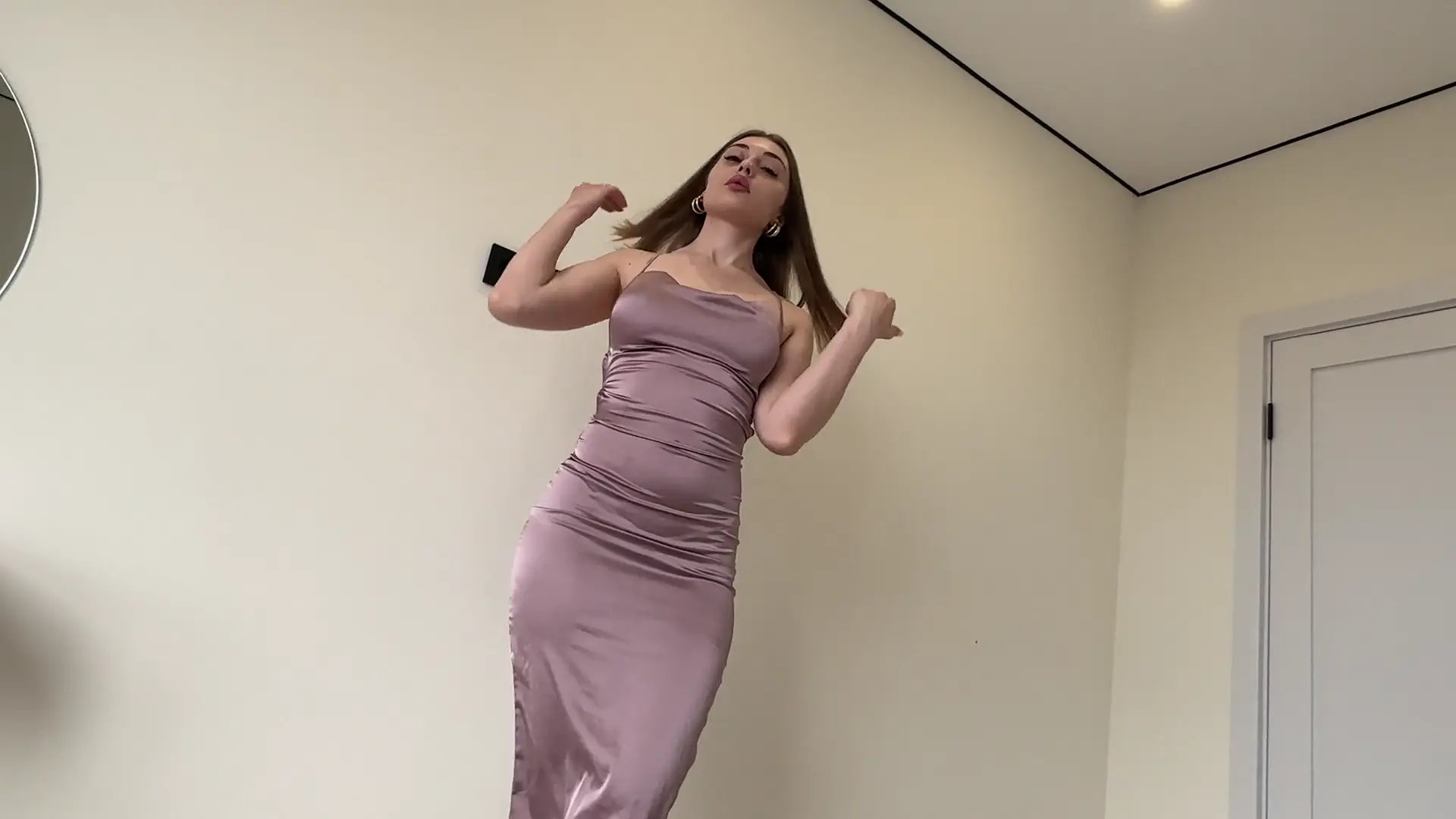 Hot Sexy Milf Stepmom Takes off Tight Dress and Seduces Stepson to Fuck in Be... thumbnail