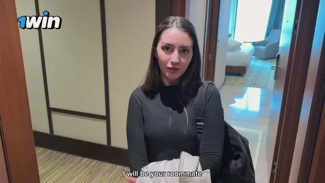 My New Hostel Roommate Suck and Take Cum in Mouth - Woke Up Jerk off but Babe