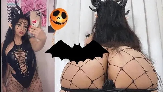Horror Porn Sexy Succubus Cosplay Big Tits Came to Suck Your Dick and Swallow