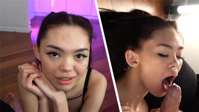 I got a Tattooed Asian Girl on My Huge Cock